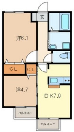 ノールピアの物件間取画像